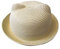 Butterme Süßer Strohhut mit Katzenohren, für Sommer, Strand, Sonnenhut, aufrollbare Krempe, Derby Bowler, Eimermütze für Babys, Jungen und Mädchen, Beige