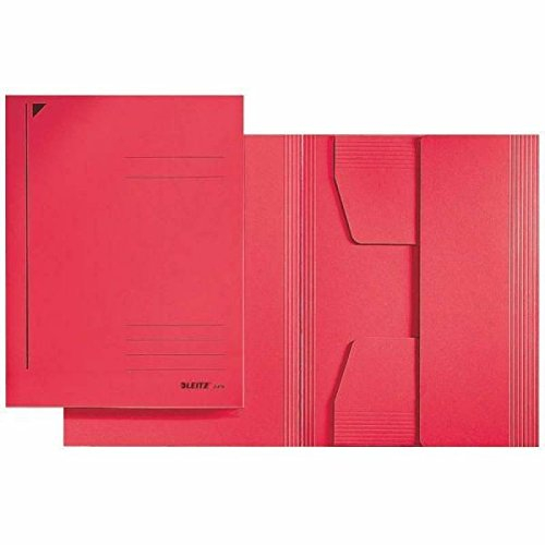 Leitz Jurismappe, A4, Primärkarton (10er Pack, rot)
