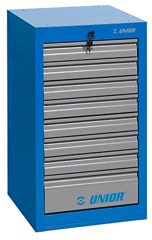 Unior Schrank, 8-Schubladen, schmal, 475 x 650 x 870 mm, 1 Stück, 990ND8