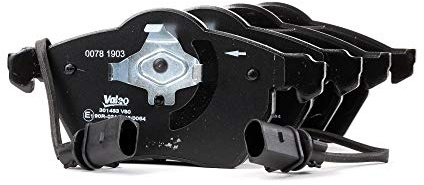 Valeo 4er-Set Bremsbeläge Essential 301483, Vorderachse | Kompatibel mit: AUDI A4 B5, A4 B5 Avant, A4 B6, A4 B6 Avant, A4 B6 Cabriolet, A4 B7, A4 B7 Avant, A4 B7 Cabriolet, A6 C5