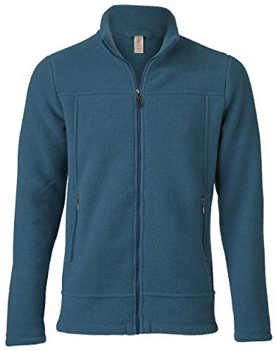 ENGEL Jacke Merino Wollfleece, 50-52/50/52, Atlantic Melange 034E