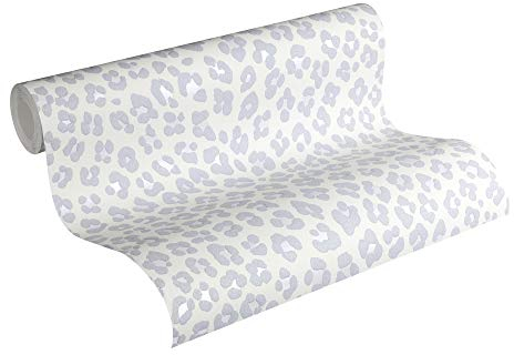 Michalsky Living Vliestapete Dream Again Tapete im Leoparden Look 10,05 m x 0,53 m creme weiß grau Made in Germany 365031 36503-1