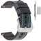 EACHE Vintage Herren Uhrenarmband Blau 24mm Ersatz-Uhrenband Öl Wachs Classic Armband Leder