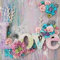Xniral Strass DIY Diamantmalerei Kreuzstich Vollbohrmaschine Bohrpunkt-Bohrbild-Love 30cm x 30cm(C)
