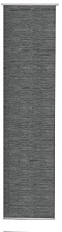 ondeco Flächenvorhang Sets 60 x 300 cm Verschiedene Modelle inkl. Click Beschwerung und Panelwagen Schiebevorhang Flächenvorhang Shade Grau
