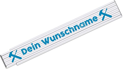 True Statements Zollstock Wunschname - schönes Geschenk für Papa, Opa & Kollegen zum Vatertag, Geburtstag, Einweihung, für Hobby Handwerker, Heimwerker