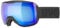 uvex downhill 2100 CV - Skibrille für Damen und Herren - konstraststeigernd - verzerrungs- & beschlagfrei - black matt/blue-green - one size