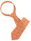 Allegra K Herren Klassische Formelle Polka Dots Self Tie Krawatte Orange 145 cm