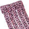 Fashewelry Ripsband mit Leopardenmuster, 22,5 m, 5 Rollen, 2,5 cm, Pink