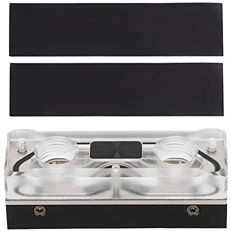 Fdit Wasserkühlblock, M.2 SSD Kühler SSD Kühlkörper Kühler Computer Wasserkühlung Wärmetauscher Computer Zubehör