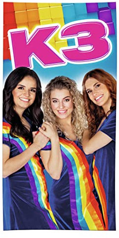 K3 Strandtuch - 70 x 140 cm Weiches Badetuch aus 100% Mikrofaser, MEK3B2000150