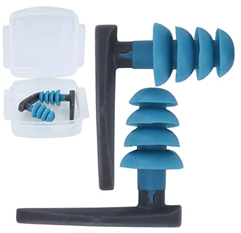 Tappi per Le Orecchie da Nuoto,Tappi orecchie piscina, Tappi per Le Orecchie in Silicone riutilizzabili Impermeabili per Il Bagno Doccia Nuoto Surf e Altri Sport Acquatici