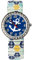 Donny Kelly Damen-Uhr Zugarmband Edelstahl Analog Quarz 1700071 (Mehrfarbig blau)