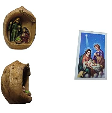 2 Geburt aus Nussbaum Höhe 5 cm Breite 4 cm für Hirten Krippe S. G. ArMENO erhalten Sie eine Geburtsstätte