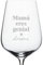 Wanapix | Copa de Vino Personalizada | Regalo Día de la Madre | Nombre o Texto Personalizado mediante Grabado | Copa de Cristal | Detalle Original | Mamá eres genial