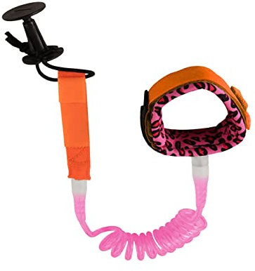 rockible Surfbrett-Leine 4ft - Hochwertige Sicherheitsleine für Surfbretter, ROSA