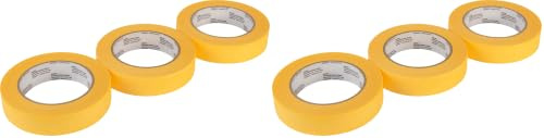Werkzeyt Kreppband 50 m x 25 mm - Praktisches 3er Set - Für einfache Abdeck- & Malerarbeiten - Universell einsetzbar - Rückstandfrei ablösbar/Abklebeband/Malerkrepp/Feinkreppband / B22299