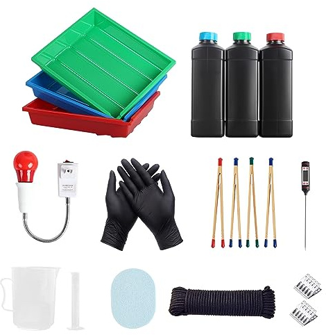 eTone Darkroom Developing Equipment Kit Film Processing Dishes for 8x10'' 5x7'' 4x5'' Photo Color B&W Film