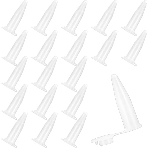 qxayxa 1,5 ML Tubes à Centrifuger, 210 Pièces Micro Tubes à Essai en Plastique, Conique Tubes de Laboratoire Conteneurs D'échantillons avec Snap Cap pour Laboratoires, Expériences Biologiques