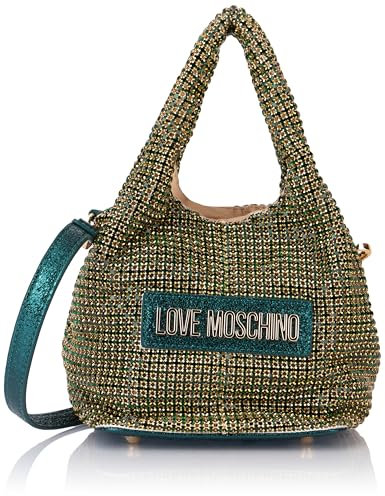 Love Moschino, BORSA A MANO Donna, Smeraldo, Taglia unica