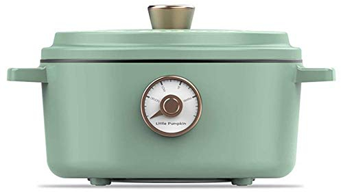Electrics Hot Pot Slow Cooker Non-Stick Electric Frying Pan Multifunctional Cooking Pot Kitchen Appliances 2L,Green