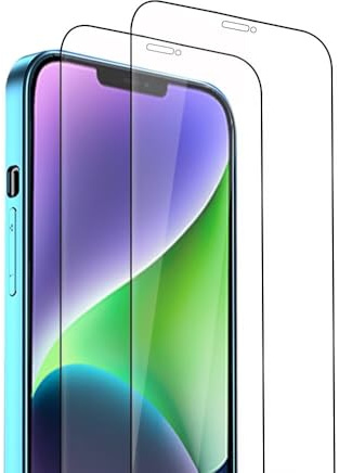 EASSGU 2 Piezas Protector de Pantalla Compatible con POCO F6 (6.67 Inches) Vidrio Templado HD - Negro