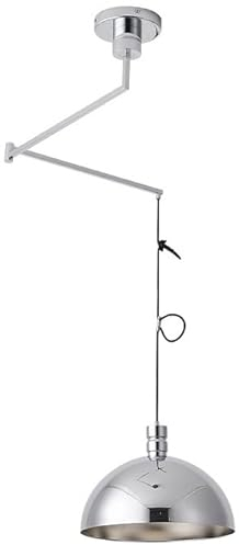 Mid-Century Modern Pendelleuchte, schwarze Deckenleuchte mit Schwenkarm, gebürstetes Gold, Kuppel-Hängelampe, Bauernhaus-Holz, Industrie-Kronleuchter, Chrom, für Esszimmer, Küche, Insel, Wohnzimmer