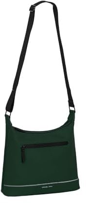Daniel Ray Crossover-Tasche Hillsboro in matter Optik - Moderne Schultertasche mit vielen Fächern in Dark Green