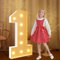 100 cm langes Festzelt, beleuchtet, Nummer 1, weiß, groß, vorgeschnittene Schaumstoffplatte, Mosaiknummer für 1. 21. Geburtstag, Hochzeiten, Baby-Jubiläen, Party-Dekoration