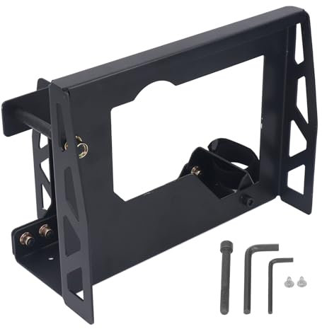 Electric Planer Stand, Flip Support Shelf for Woodworking with Thickened Steel Plate, Compact Portable Planing Bracket for Household Professional Use, Easy Inverted Mounting