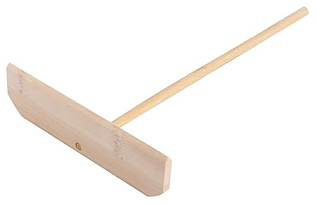 Outil à Crêpes en Bois pour Étaler la Pâte, Cuisson Uniforme | Râteau en T, Usage la Cuisine, pour Pancakes et Crêpes Chinoises, Ustensile Bois, Prise Simple