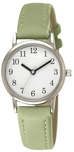 Tyme Santorini Damen Uhr Analog Quarz für Frauen Wasserdicht mit Lederarmband und klein Ziffernblatt Datum Elegant Damenuhren in Geschenkbox