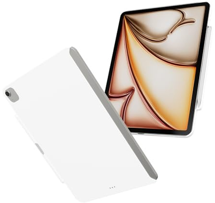 SwitchEasy CoverBuddy Lite Schutzhülle für iPad Air 2024 & 2025, 13 Zoll (33 cm), kompatibel mit Magic Keyboard für iPad Air (M2 & M3), Weiß