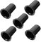 Yardenfun 5Pcs Plastic Bass Reflex Port Tube for Woofer Box Easy to Install Speaker Accessory Stain Resistant and Durable Design for Enhanced Sound Quality and Low Distortion