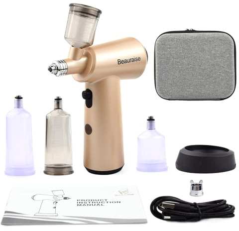 Machine de bronzage portable – Pistolet de bronzage rechargeable sans fil pour la maison, les voyages, le salon et le spa – Applicateur de solution autobronzante portable – Léger et facile à utiliser