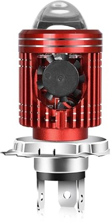 MKLAKSPY Motorrad light, 10000LM H4/H6 12V LED Motorrad Scheinwerfer Birne Moto CSP Objektiv Lo Lampe Roller Zubehör Nebel Lichter