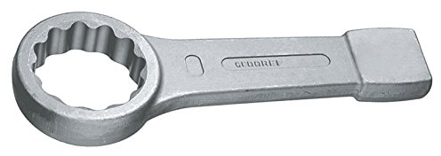GEDORE Schlag-Ringschlüssel 80 mm, Hochpräzise Schlüsselweite, Robust für Industrie & Handwerk, Made in Germany - 80mm