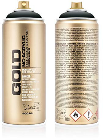 Montana-GOLD : 400ml Acrylic Spray Paint Can - Anthracite