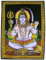 Lungta Imports Indische Wanddekoration, schöne meditative Shiva-Yoga-Wandteppiche 43 X 30 Zoll Bunt