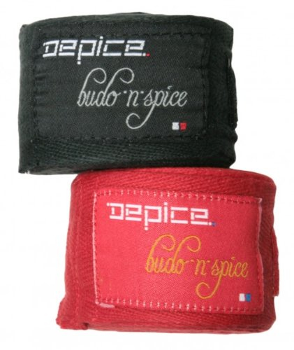 DEPICE Profi-Boxbandagen unelastisch schwarz Handwraps
