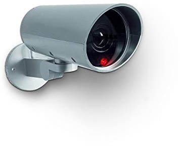 Caméra de Surveillance factice motorisée à detecteur de Mouvement