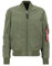 Alpha Industries Herren MA-1 TT Bomberjacke, Sage-Green, 4 XL
