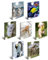 HERMA Elastic Folder Animals, Assorted Colourful Designs, A4, Glossy Plastic, with Inner Print, Pack of 10