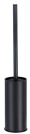 Stainless Steel 304 Rubber Painted Black Toilet Brush Cleaning Tool Holder with Toilet Brush