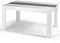IDMarket Georgia Esstisch rechteckig für 6 Personen, 140 x 90 cm, Weiß/Grau