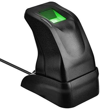 Garsent USB Fingerprint Reader Scanner, 500 DPI Optisch Fingerabdrucksensor Digitales Fingerabdruck-Erfassungsgerät für Computer PC Home Office