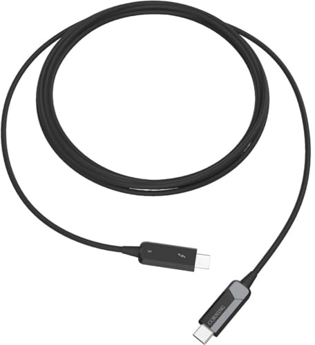 Optical Cables by Corning Thunderbolt Male Optical Cable, 15m