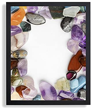 Bilderrahmen Opal X | 60x70 cm | Schwarz matt | Antireflex Kunstglas | Poster Puzzle Diamond Painting Drucke