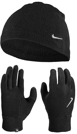 Nike Fleece Mütze und Hanschuhe Set Herren - L/XL