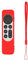 BoLuo Funda de Silicona Compatible con Apple TV 4K 2021 Remoto,Ligera Protectora de Case, Material Duradero Suave Carcasa de Silicona Cover Shell para Apple TV 4K Siri Remote 2021 Accesorios (Rojo)